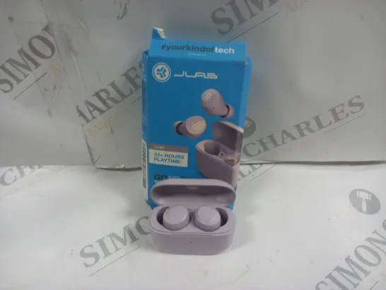 BOXED JLAB GO AIR POP TRUE WIRELESS EARBUDS IN LILAC