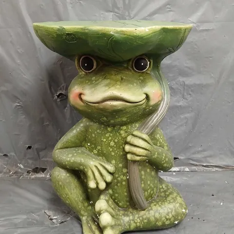 FROG STOOL GARDEN DECORATION