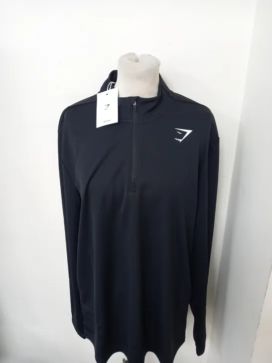 GYMSHARK ARRIVAL 1/4 ZIP SIZE L