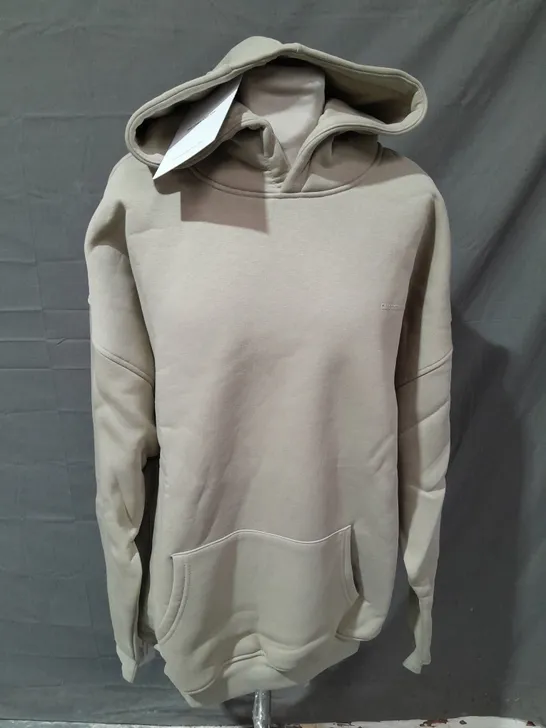 BROTHER & KIN TRADE MARK HOODIE IN BONE - L