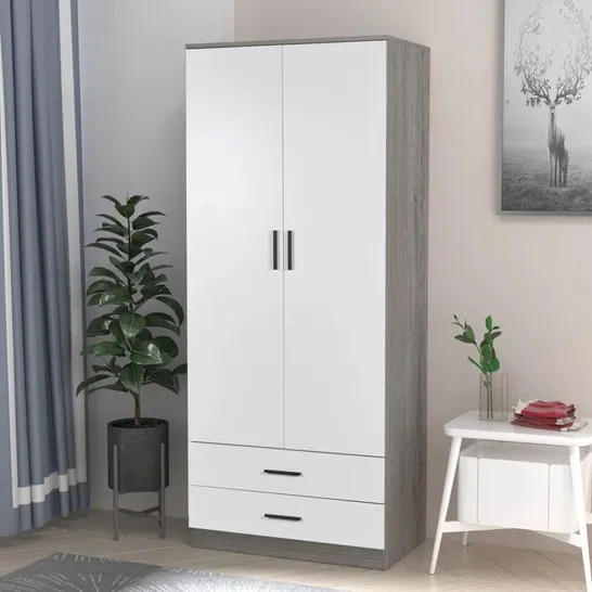 BOXED GIANPIETRO 2 DOOR WARDROBE 