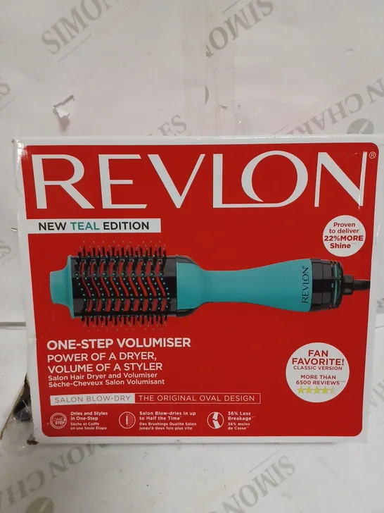 REVLON SALON HAIR DRYER AND VOLUMISER - TEAL RRP £49.99