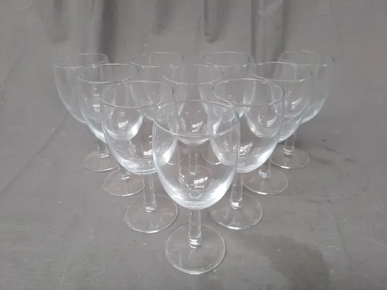 BOXED PASABAHCE SET OF APPROXIMATELY 40 DRINKING GLASSES - COLLECTION ONLY