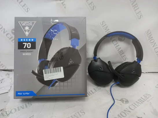 BOX OF APPROX 5 TURTLE BEACH RECON 70 GAMING HEADSETS - BLACK 