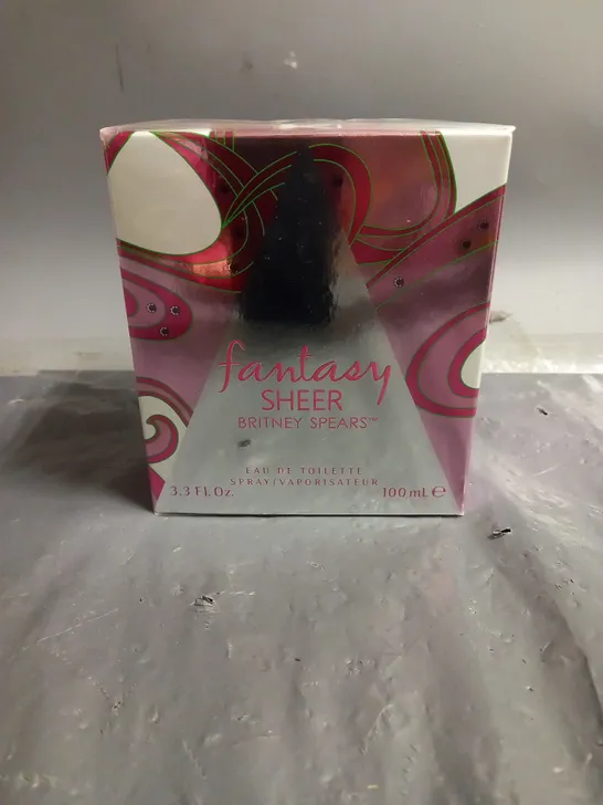 SEALED BOXED BRITNEY SPEARS FANTASY SHEER EAU DE TOILETTE 100ML