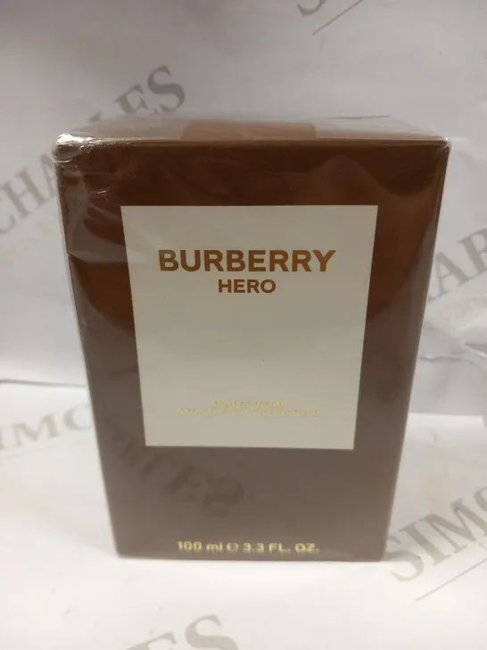 BOXED AND SEALED BURBERRY HERO EAU DE PARFUM 100ML