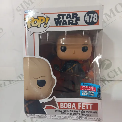 FUNKO POP STAR WARS (478) - BOBA FETT BOBBLE-HEAD