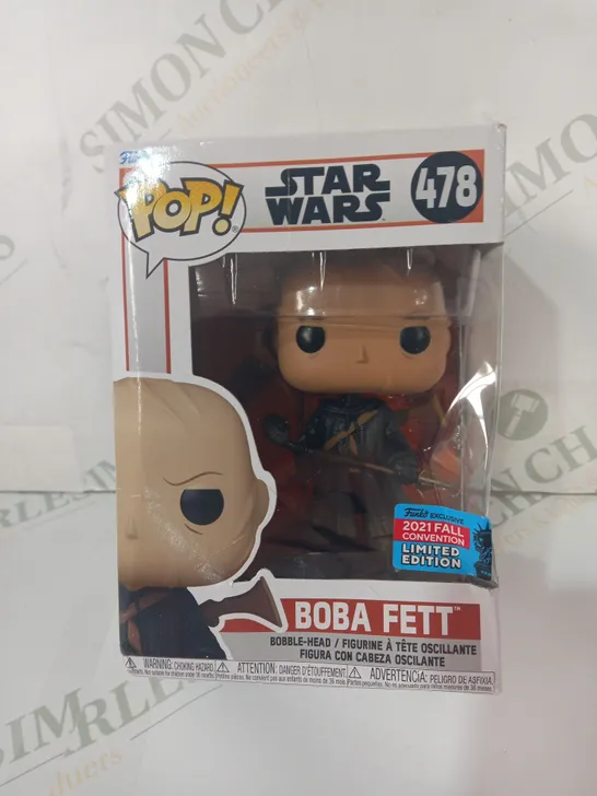 FUNKO POP STAR WARS (478) - BOBA FETT BOBBLE-HEAD