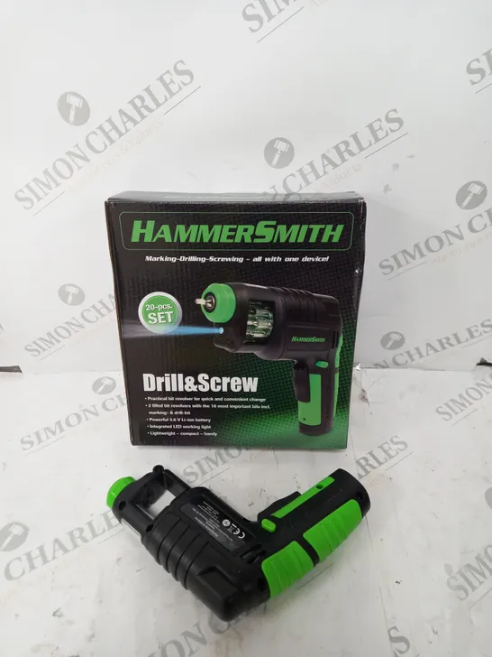 HAMMERSMITH DRILL & SCREW ELECTRIC DRILL DRIVER 