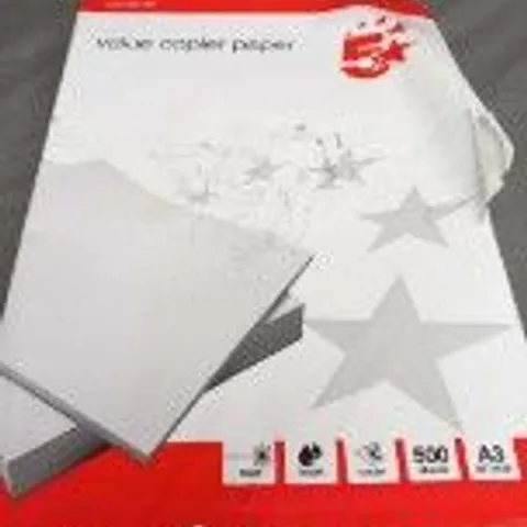 REAM OF 5STAR VALUE COPIER PAPER A3