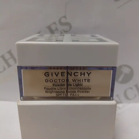 GIVENCHY DOCTOR WHITE POWDER ME LIGHT! BRIGHTENING LOOSE POWDER SPF15 20G TESTER 