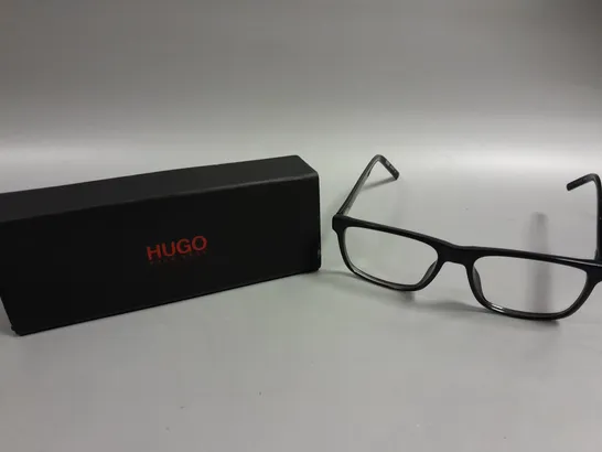 HUGO BOSS MEN'S HG 03 BLACK SQUARE PRESCRIPTION GLASSES 