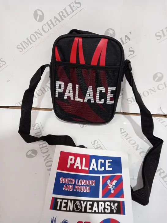 CRYSTAL PALACE CROSS BODY BAG - WITH SELFIE STICK