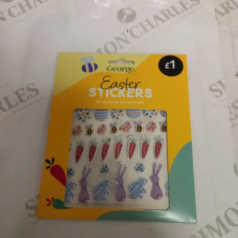 LOT OF 5 BRAND NEW EASTER STICKER PACKS ( 24 IN ONE PACK )