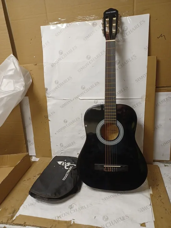 3RD AVENUE XF 3/4 SIZE JUNIOR KIDS CLASSICAL SPANISH ACOUSTIC GUITAR – BLACK