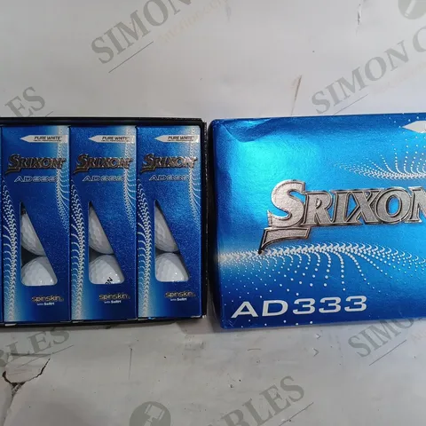 SRIXON AD333 PURE WHITE GOLF BALLS