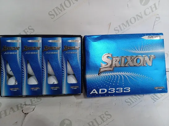 SRIXON AD333 PURE WHITE GOLF BALLS