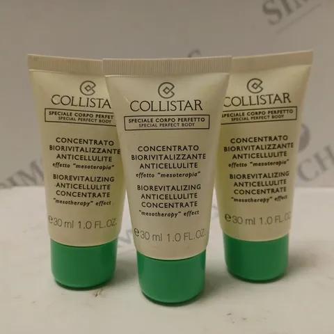 BOX OF APPROX 100 X 30ML COLLISTAR BIOREVITALIAZING ANTICELLULITE CONCENTRATE 