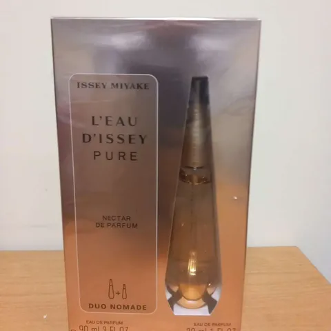 BOXED AND SEALED ISSEY MIYAKE L'EAU D'ISSEY PURE NECTAR DE PARFUM DUO 90ML + 30ML