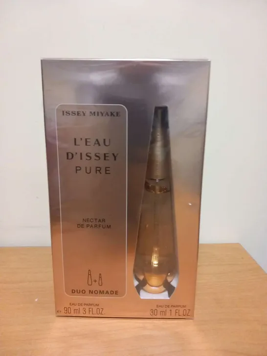 BOXED AND SEALED ISSEY MIYAKE L'EAU D'ISSEY PURE NECTAR DE PARFUM DUO 90ML + 30ML