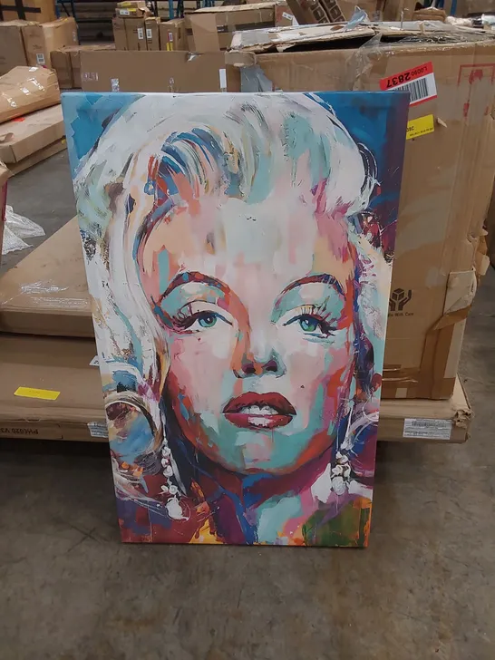 MARILYN MONROE GRAFFITI - WRAPPED CANVAS GRAPHIC ART PRINT