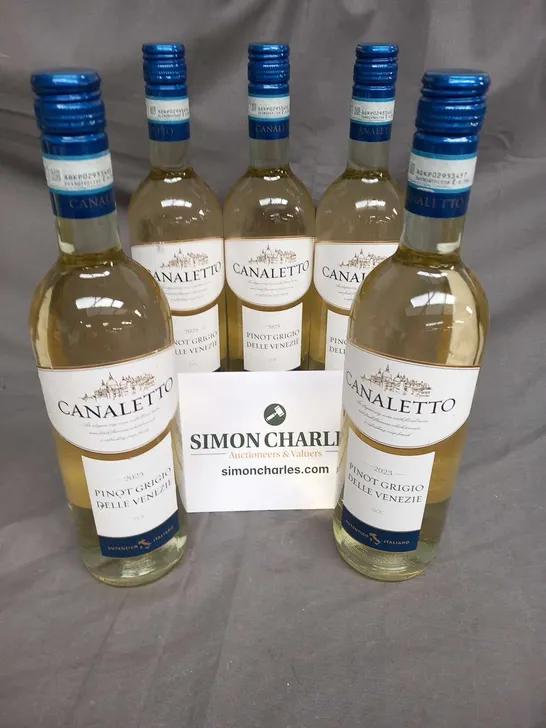 SEVEN BOTTLES OF CANALETTO PINOT GRIGIO DELLE VENEZIE DOC 12% VOL 75CL