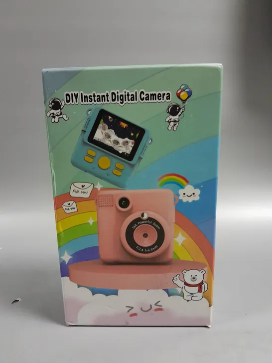 BOXED DIY INSTANT DIGITAL CAMERA IN BLUE 