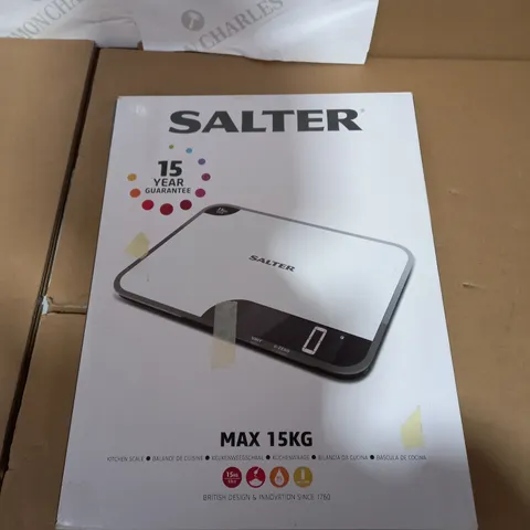 SALTER KITCHEN SCALE MAX 15KG