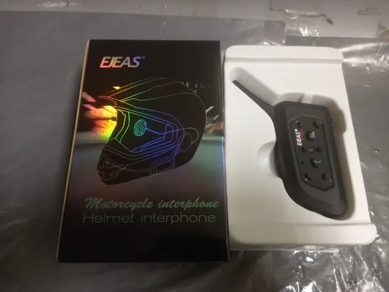 BOXED EJEAS MOTORCYCLE INTERPHONE HELMET HEADPHONE