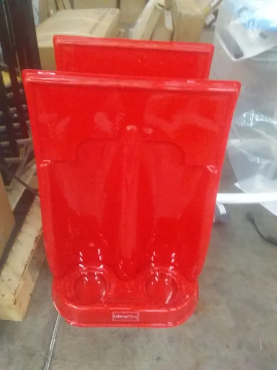 ULTRA FIRE FIRE EXTINGUISHER FLOOR STAND FOR TWO EXTINGUISHERS