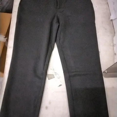 BOX OF APPROXIMATELY 7 MARLA WYNNE STRETCH FAUX SUEDE JEANS BLACK - SIZE 20