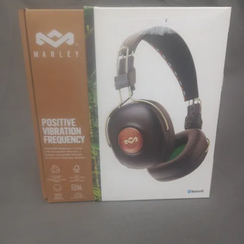 BOXED HOUSE OF MARLEY BLUETOOTH HEADPHONES