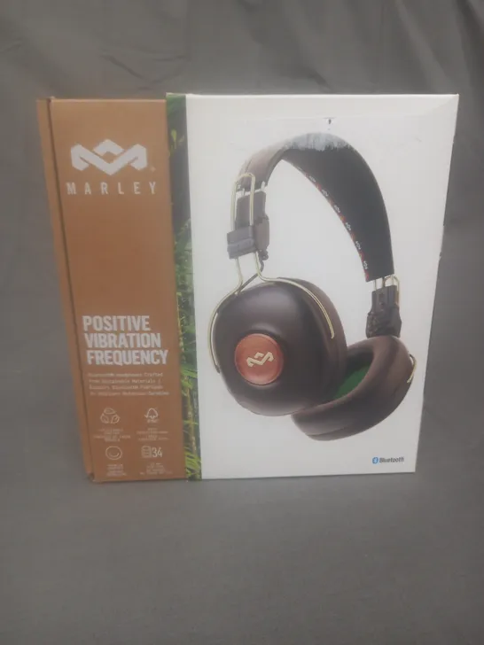 BOXED HOUSE OF MARLEY BLUETOOTH HEADPHONES