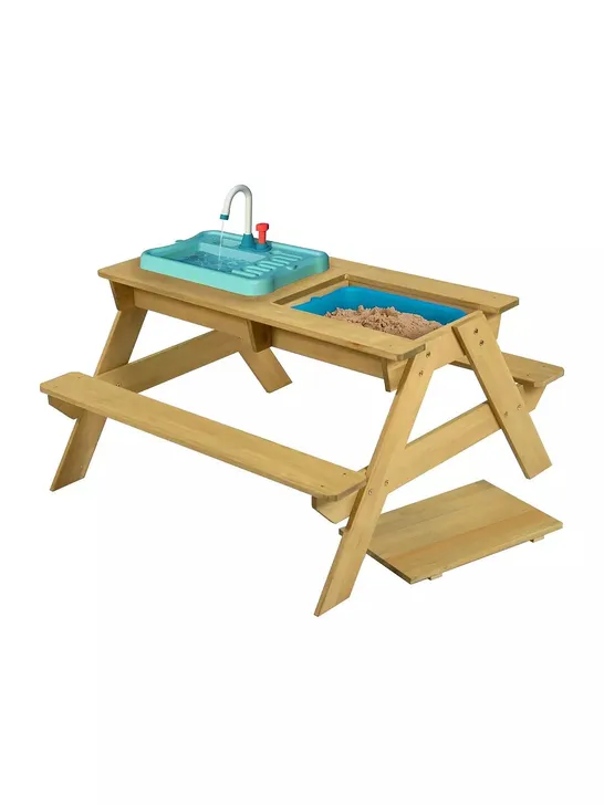 TP SPLASH & PLAY WOODEN PICNIC TABLE [COLLECTION ONLY] RRP £130