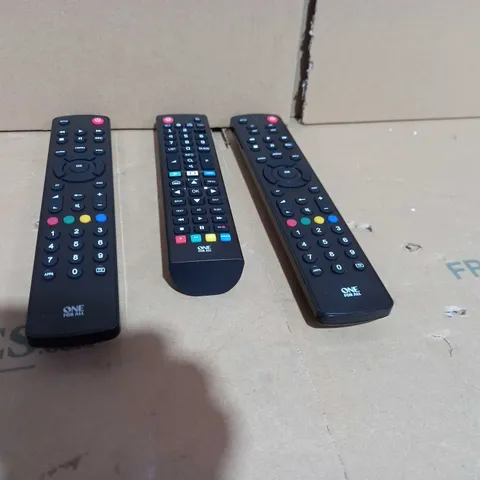 3 ASSORTED TV REMOTES