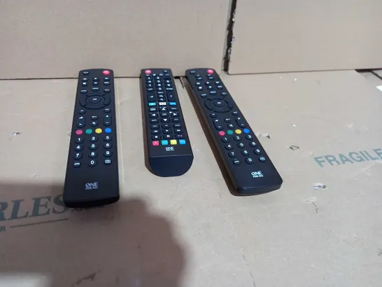 3 ASSORTED TV REMOTES