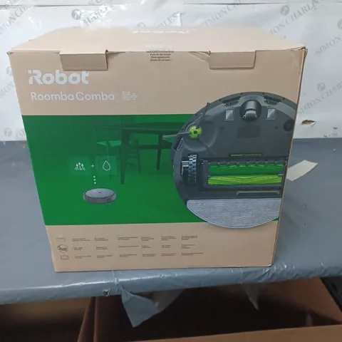 BOXED IROBOT I5+ ROBOT VACUUM CLEANER, MOP AND AUTOMATIC DIRT DISPOSAL