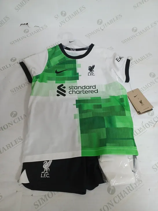 NIKE LIVERPOOL FOOTBALL CLUB KIT - KIDS MEDIUM