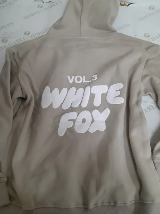 WHITE FOX VOLUME 3 TAN HOODIE - EUR SMALL