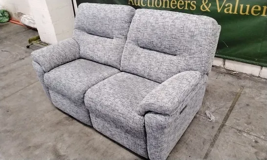 QUALITY BRITISH DESIGNED & MANUFACTURED G PLAN SEATTLE 2.5 SEATER POWER RECLINER SOFA REMCO SLATE FABRIC