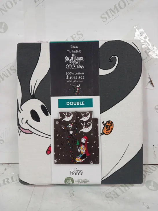 DISNEY THE NIGHTMARE BEFORE CHRISTMAS 100% COTTON DUVET SET - DOUBLE