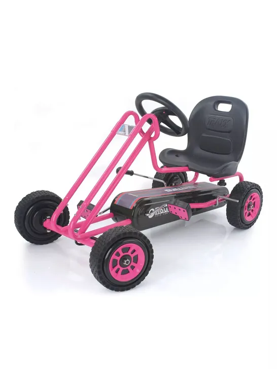 HAUCK LIGHTNING GO KART PINK [COLLECTION ONLY]