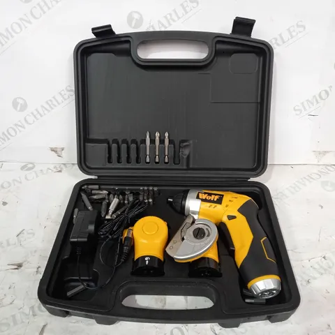 WOLF MULTI HEAD CORDLESS 3.6V LITHIUM ION SCREWDRIVER