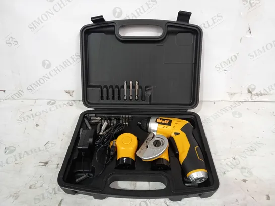 WOLF MULTI HEAD CORDLESS 3.6V LITHIUM ION SCREWDRIVER