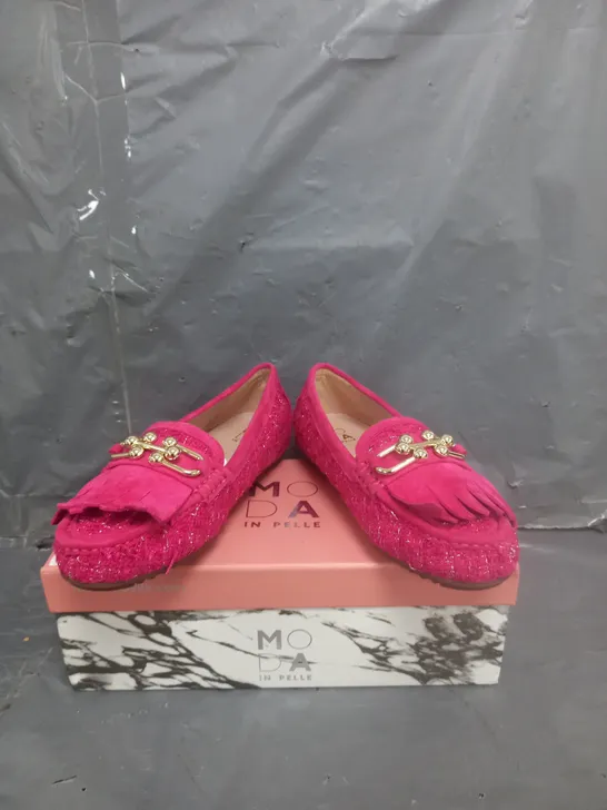 MODA IN PELLE FRANCESCA LOAFERS PINK SIZE 3