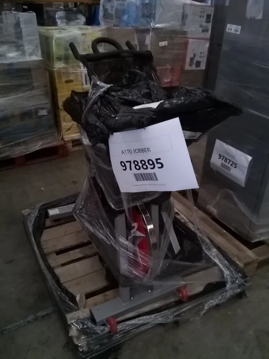 PALLET OF 2 STUDIO CYCLE PRO EXERCISE BIKES WITH 18 KG FLYWHEEL