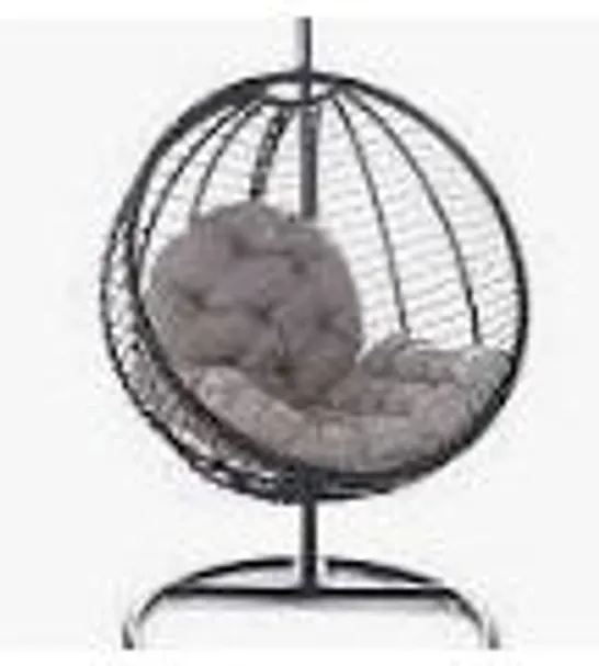 BOXED INNOVATORS ROUND IBIZA HANGING CHAIR, TAUPE