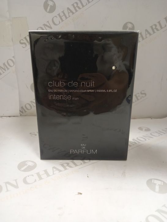 BOXED AND SEALED CLUB DE NUIT EAU DE PARFUM INTENSE MAN 200ML