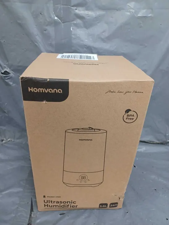 BOXED AND SEALED HOMVANA ULTRASONIC HUMIDIFIER