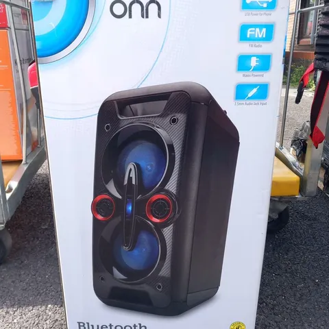 BOXED ONN BLUETOOTH PARTY SPEAKER